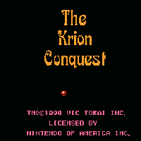 The Krion Conquest Title Screen